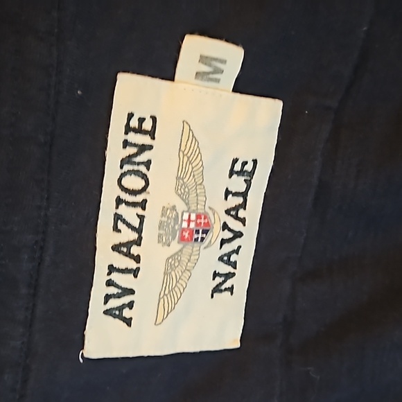 AVIAZIONE NAVALE Long Sleeve Pullover sz M Navy Pre-owned - Picture 7 of 11